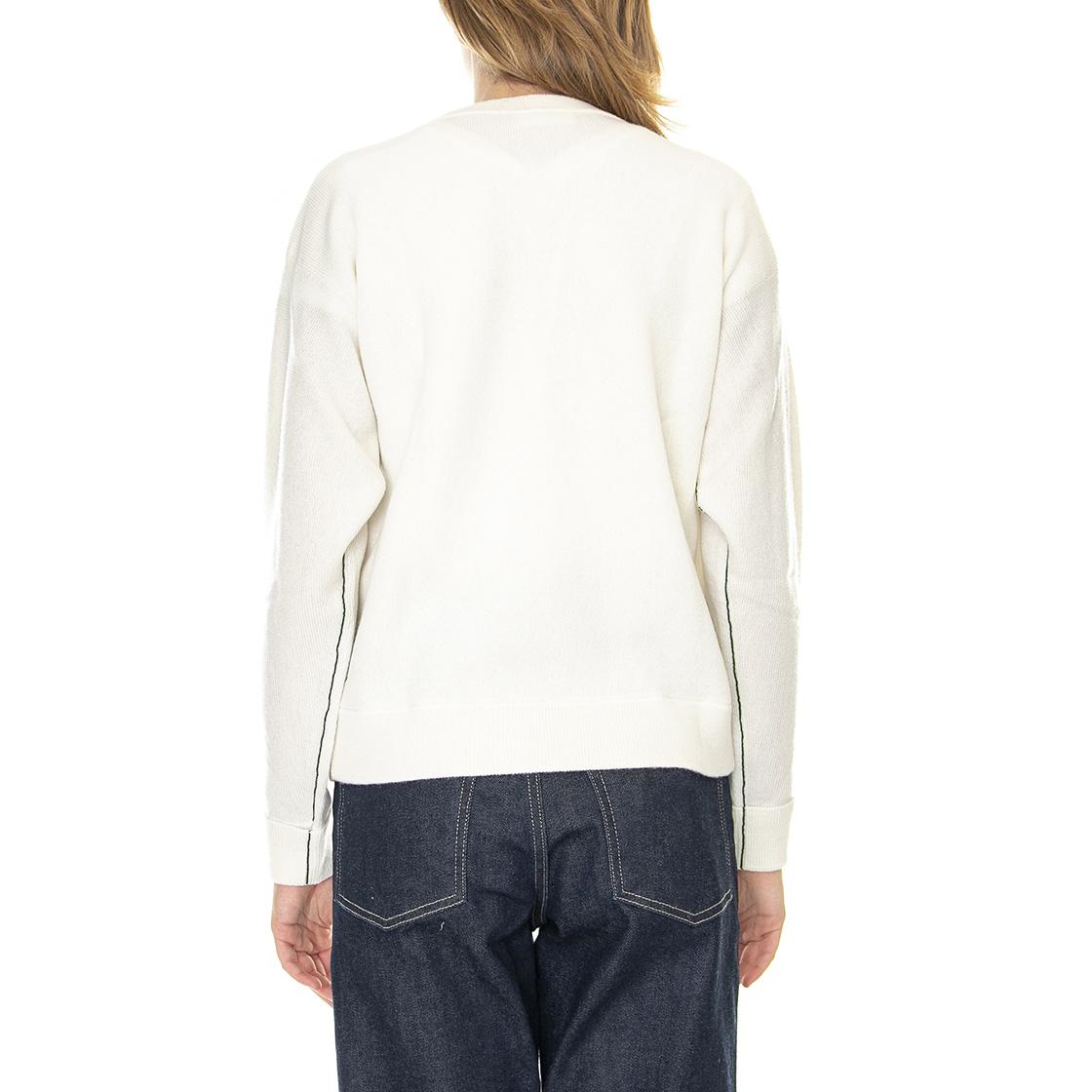 Pullover-70V - Maglione Girocollo Donna Bianco AF9551-70V  LACOSTE 