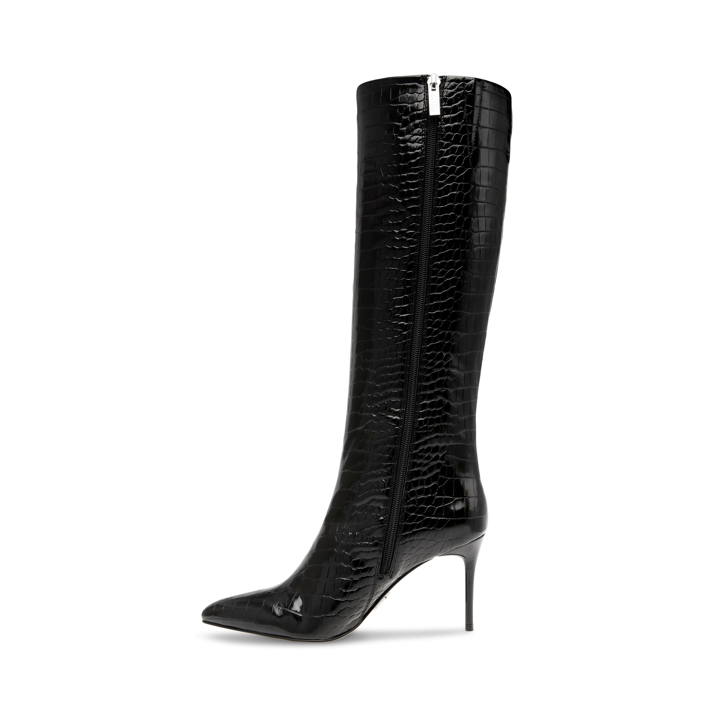 Lovable Black Croco - Stivali Donna Neri SMSLOVABLE-66  STEVE MADDEN 