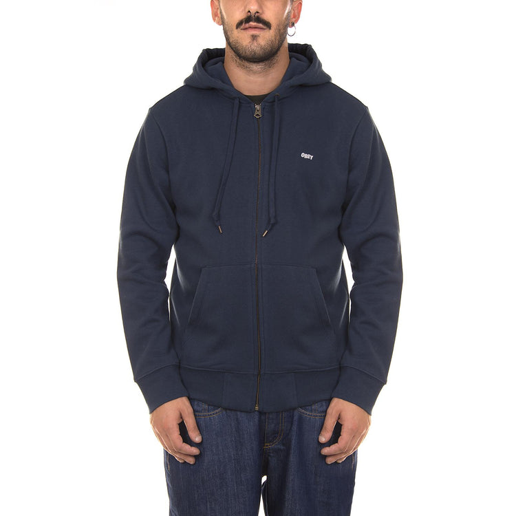 OBEY LO FI ZIP HOODED PREMIUM NAVY 86197_4  OBEY 