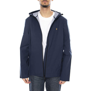 Rhodes Hooded Jacket - Giacca Uomo Yale Blu con Cappuccio F4RFF031 996 FARAH 