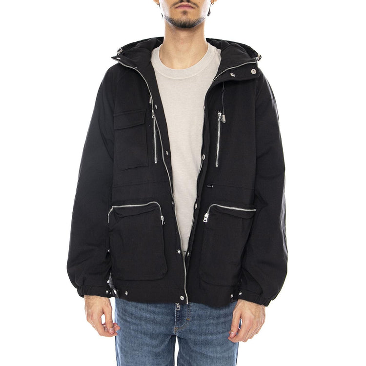 Multi Pockets Jacket Black - Giacca con Cappuccio Uomo Nera I032498.89.99. 89.99 EDWIN 