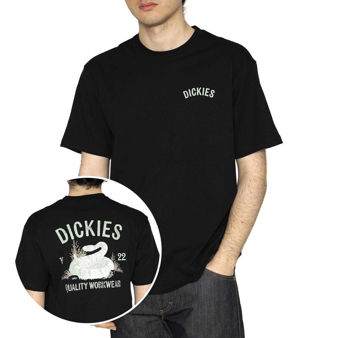 Dickies Snake SS Tee Black - Maglietta Girocollo Uomo Nera DK0A4Z99BLK1  DICKIES 