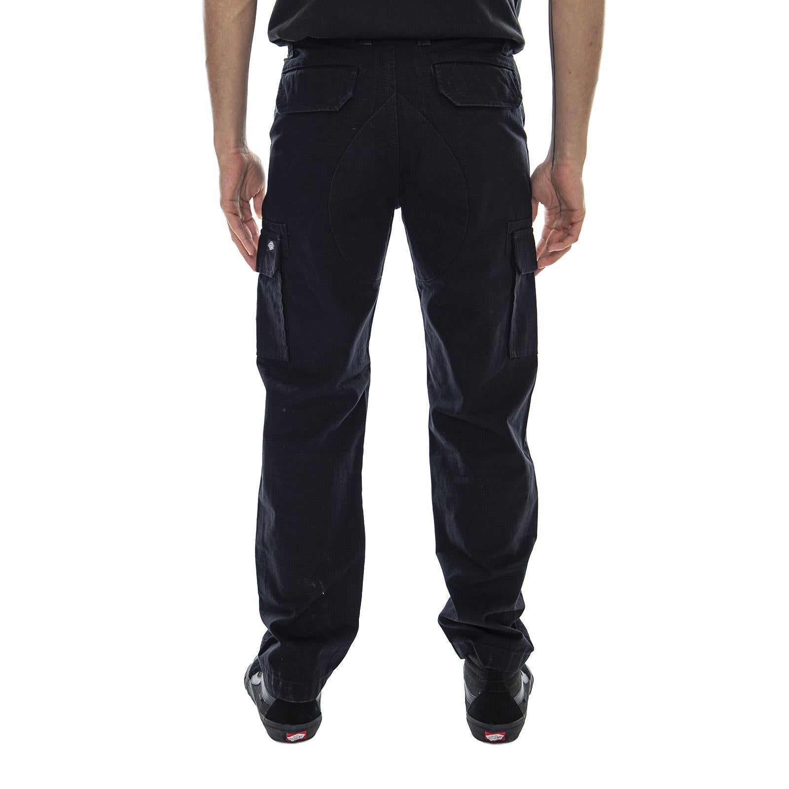 Edward Sport Pant - Black - Pantaloni Cargo Uomo Neri 01 210121-BK . DICKIES 