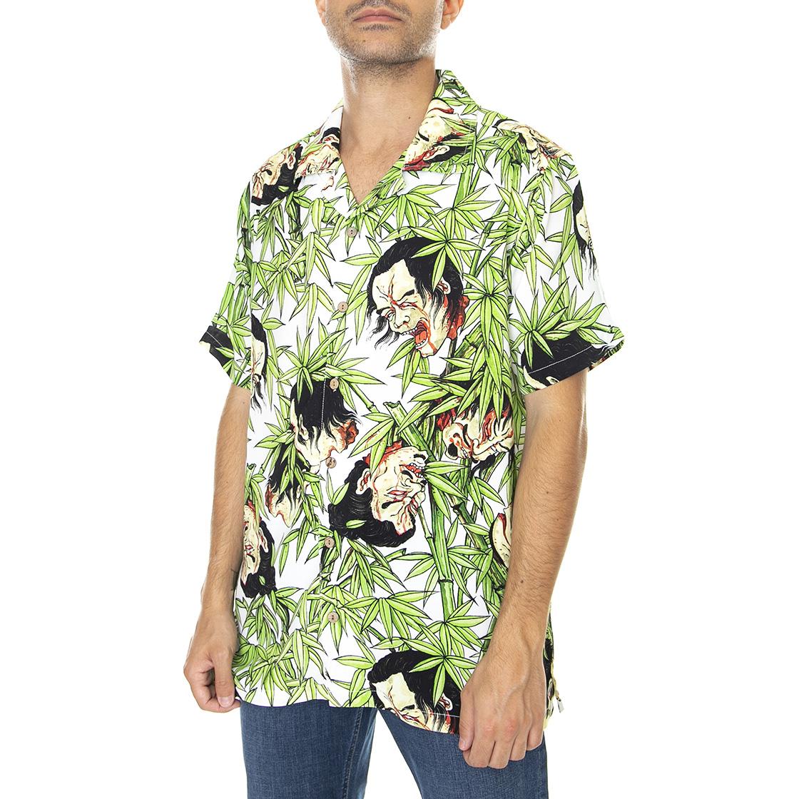 Bamboo - Camicia Maniche Corte Uomo Multicolore SHT0043  DOOMSDAY 