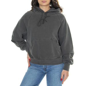 W' Hooded Taos Sweat Flint /garment dyed - Felpa con Cappuccio Donna Grigia I032920.654GD  CARHARTT WIP 