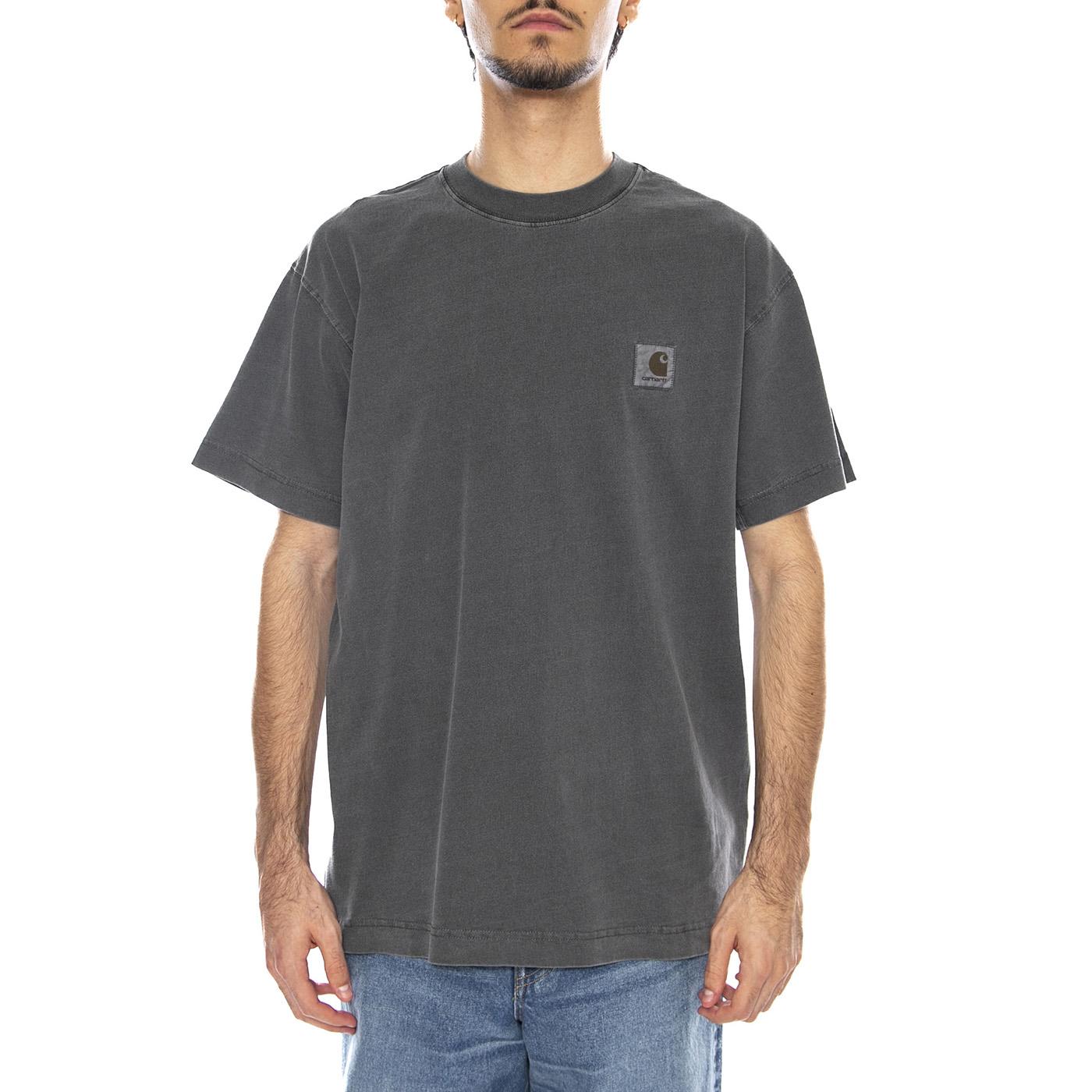 S/S Vista T-Shirt Black - Maglietta Girocollo Uomo Nera I030780.89GD . CARHARTT WIP 