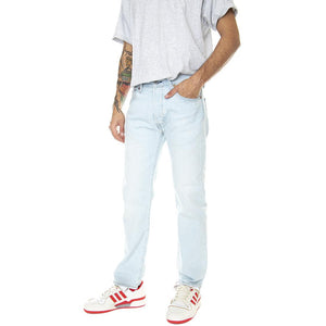 501 Levi's Original Z0914 Light Indigo - Pantaloni Denim Jeans Uomo Blu Chiaro 00501-3330 . LEVIS 