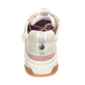 Gamegirl Bone / Pink - Scarpe Stringate Profilo Basso Donna Multicolore SMPGAMEGIRL-BON  STEVE MADDEN 