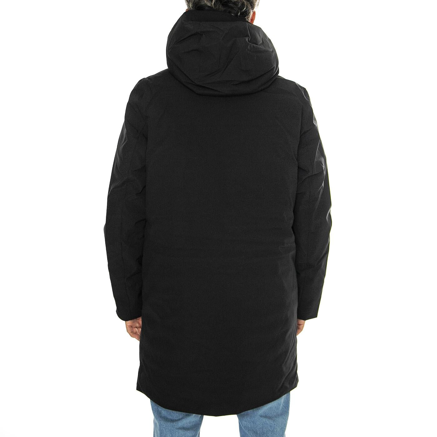 Hjalmar black - Giacca con Cappuccio Uomo Nera 331186-110  ELVINE 