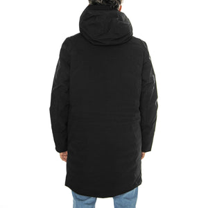 Hjalmar black - Giacca con Cappuccio Uomo Nera 331186-110  ELVINE 