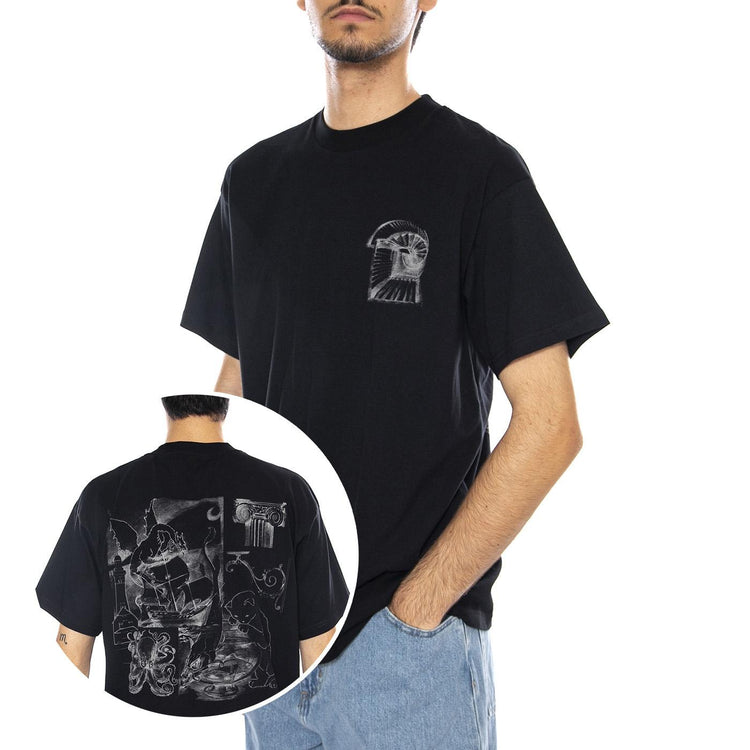 S/S Okniceok 02 T-Shirt Black- Maglietta Girocollo Uomo Nera I035550.89XX  CARHARTT WIP 