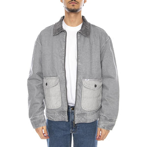 91U Utility Jacket Geminy Grey - Giacca Denim Jeans Uomo Grigia 112370527  LEE 