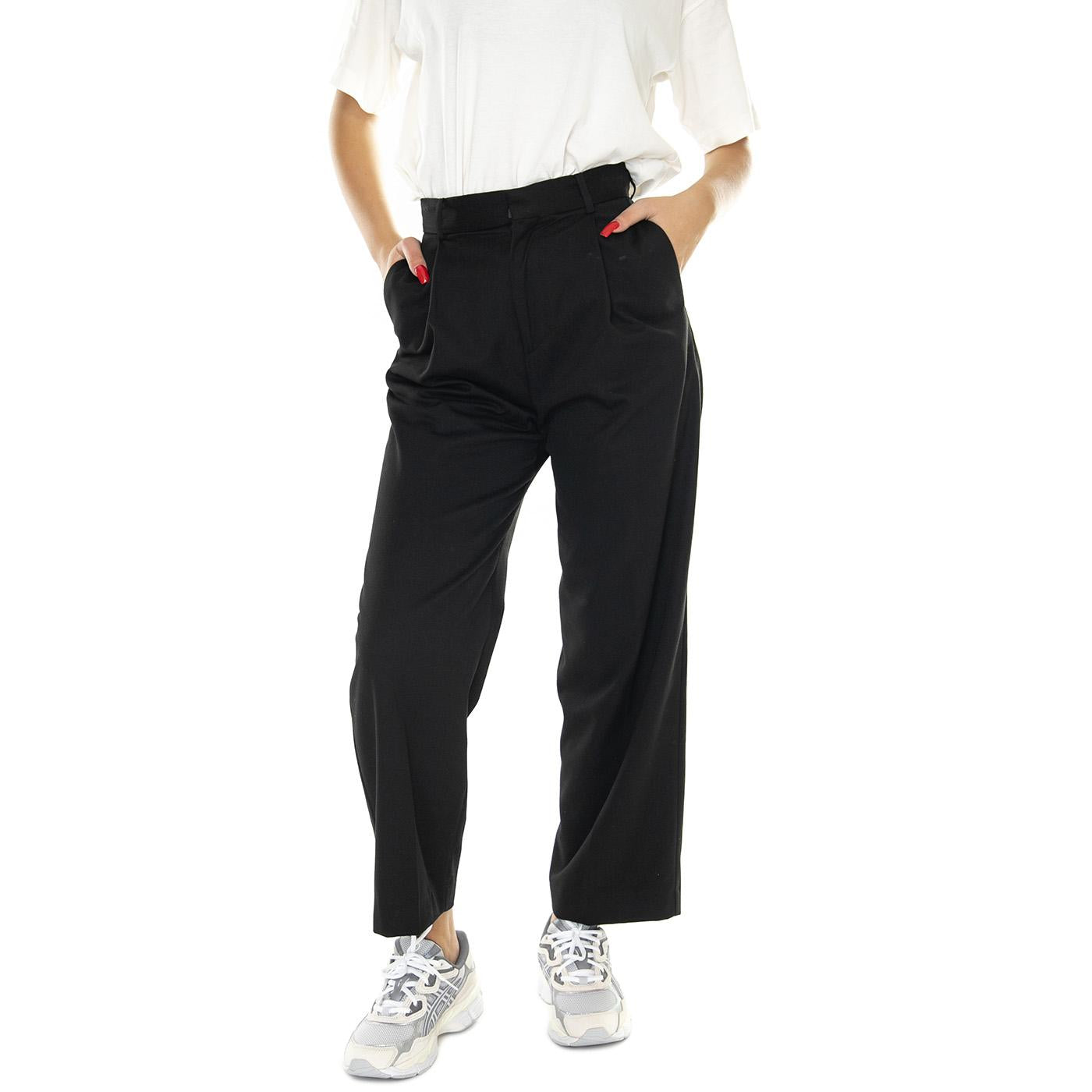 Helmi black - Pantaloni Donna Neri 330931-110  ELVINE 