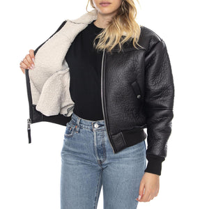 B-15 MOD -- Giacca Donna Nera F258007 3 ALPHA INDUSTRIES 