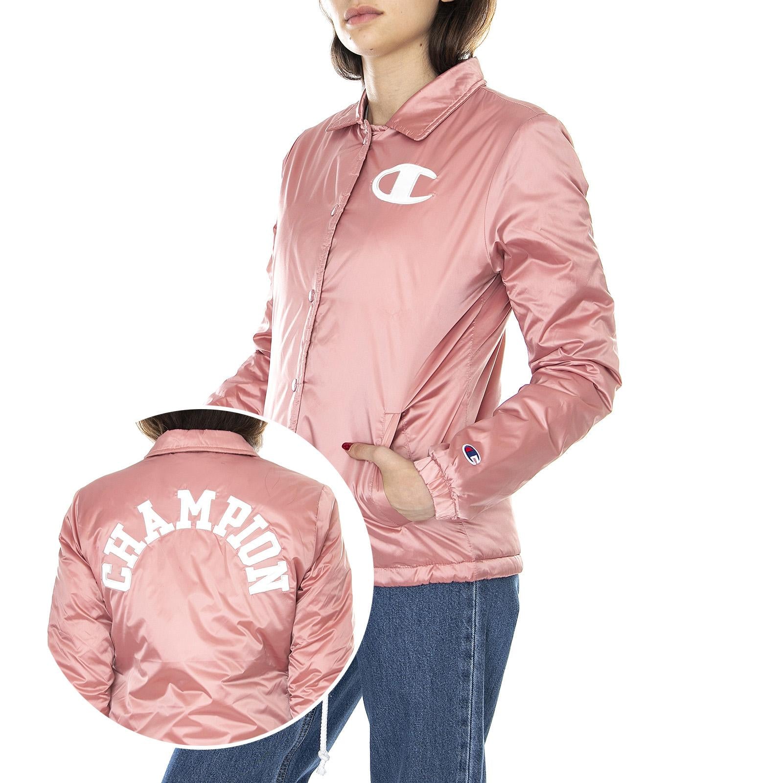 Wm Coach Jacket - Pink - Giacca Invernale Donna Rosa 110092-PS033-RTN  CHAMPION 