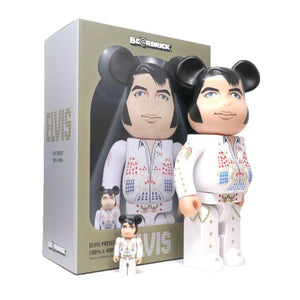 BE@RBRICK ELVIS PRESLEY 100% & 400% - Medicom Toy Multicolore MDTELVIS  MEDICOM TOY 