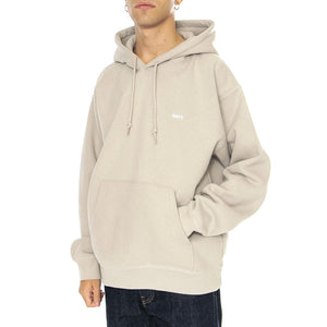 Established Works Bold Zip Hood II Fleece Silver Grey - Felpa Uomo Beige 112470216-SILVER GREY  OBEY 