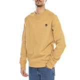 Exeter River Brushed Back Crew Sweatshirt Beige - Sweatshirt Crewneck Uomo Beige  Uomo TIMBERLAND
