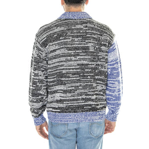 Carter Sweater Polo Black Multi - Maglione Girocollo Uomo Multicolore 151000075-BKM  OBEY 