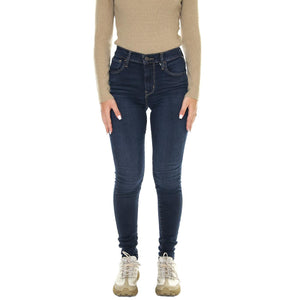 720 Hi Rise Super Skinny Pressured Into I Dark Indigo Worn In - Pantaloni Denim Jeans Donna Blu 52797-0345  LEVIS 