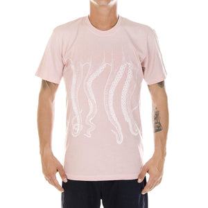 W OCTOPUS OUTLINE TEE WHITE PINK 94253_4  OCTOPUS 