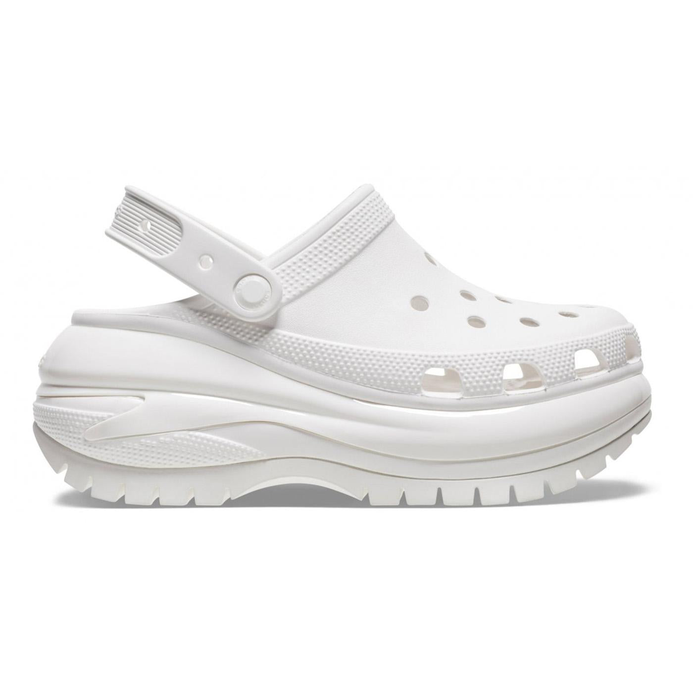 CLASSIC MEGA CRUSH CLOG WHITE - Sandali Donna Bianchi CR.207988-WHI . CROCS 