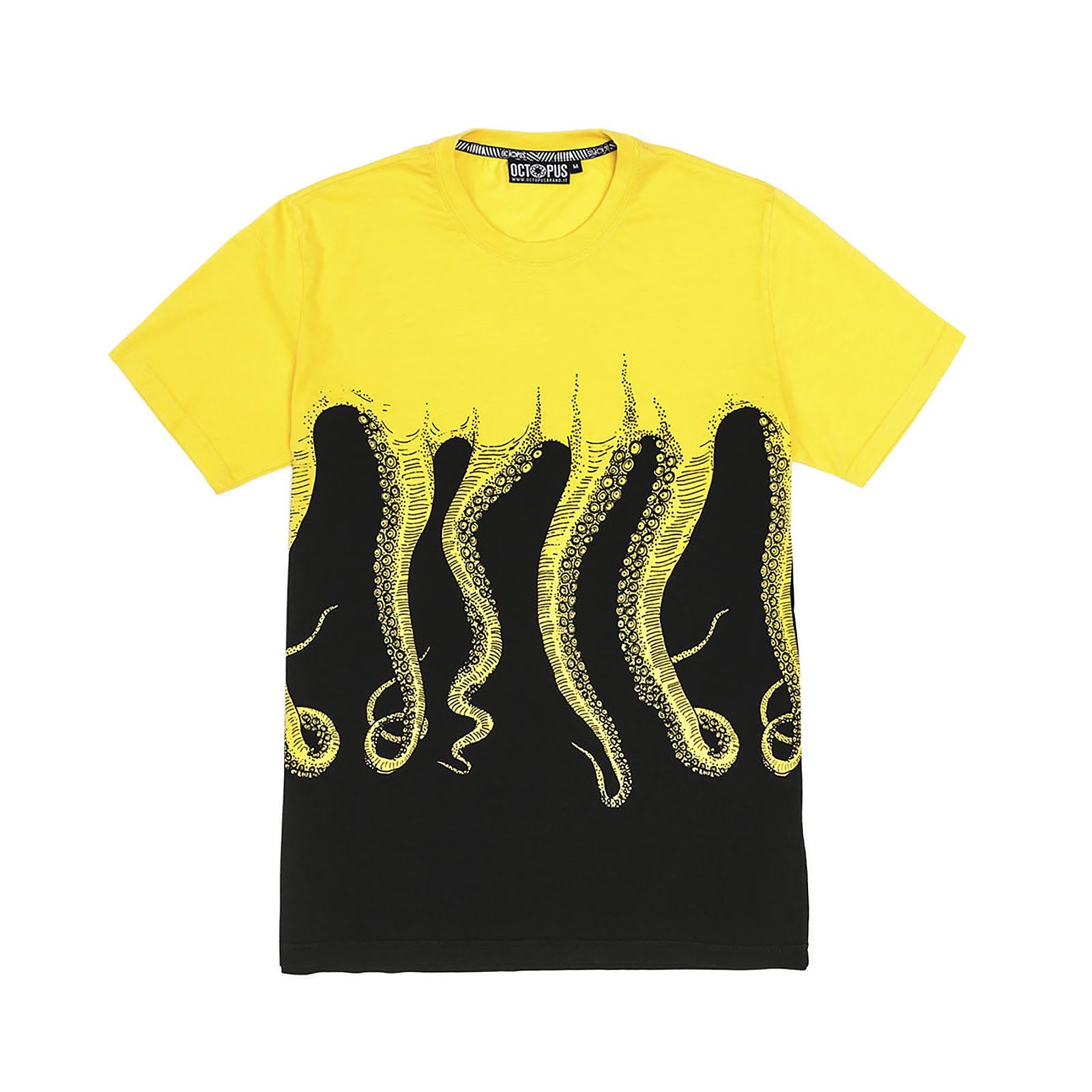 BLACK OCTOPUS TEE YELLOW 113347_7  OCTOPUS 