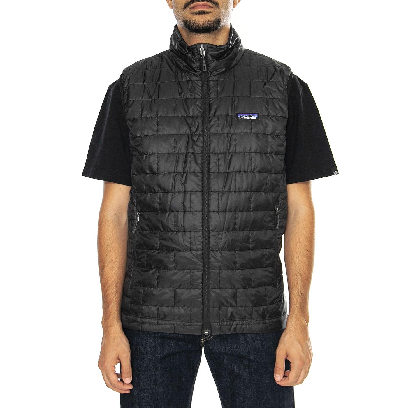 M's Nano Puff Vest-BLK - Giacca Smanicata Uomo Nera 84242-BLK  PATAGONIA 