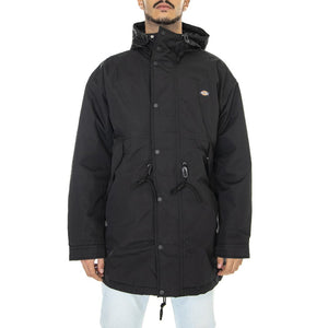 Glacier View Parka Military Black - Giacca Invernale con Cappuccio Uomo Nera DK0A4XZ2BLK1  DICKIES 