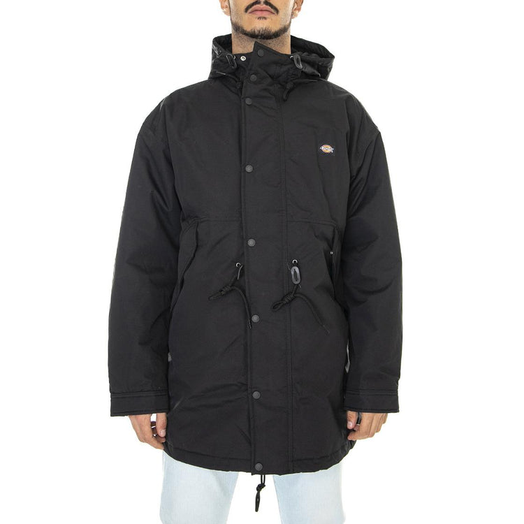 Glacier View Parka Military Black - Giacca Invernale con Cappuccio Uomo Nera DK0A4XZ2BLK1  DICKIES 