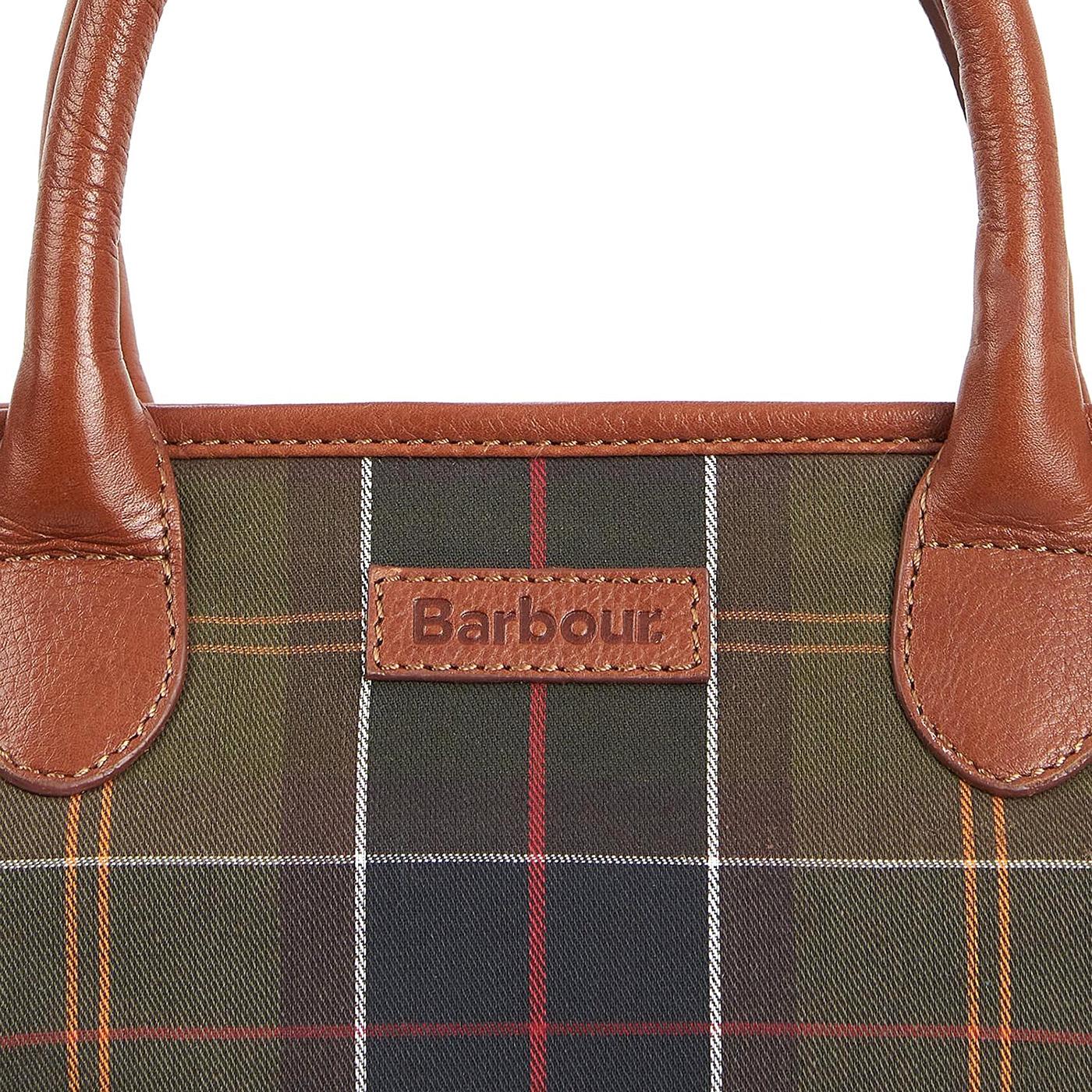 Katrine Tartan Leather Tote Bag - Borsa Tartan Multicolore 292396_1  BARBOUR 