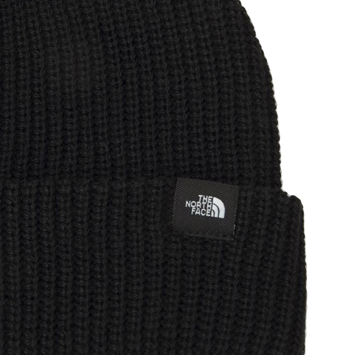 TNF Fisherman Beanie Black - Berretto in Maglia Nero NF0A55JG JK31 THE NORTH FACE 
