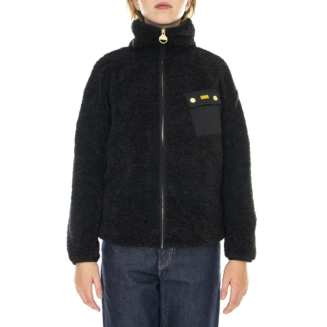Monaco Overlayer Black - Felpa con Zip Donna Nera 222MLOL0462-BK91  BARBOUR 