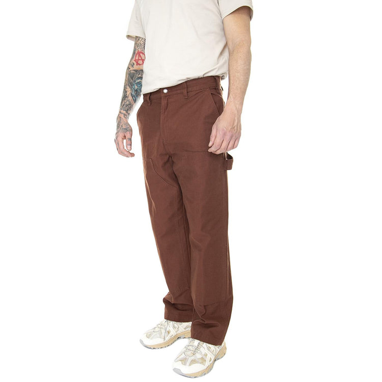 Big Timer Double Knee Carpenter Pant Sepia - Pantaloni Uomo Marroni 142020211-SEP  OBEY 