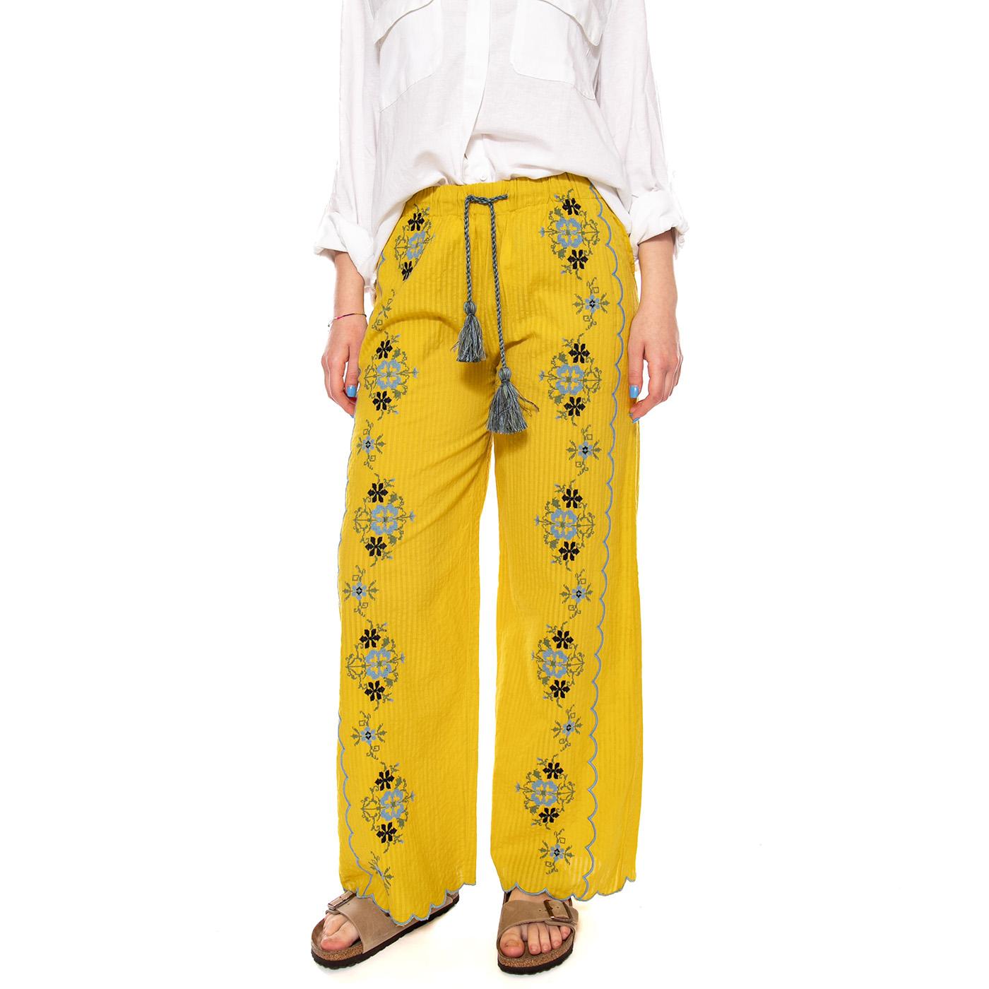TROUSERS AMBER - Pantaloni Larghi Donna Arancio 4.73.073.33 170 MD'M 