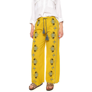 TROUSERS AMBER - Pantaloni Larghi Donna Arancio 4.73.073.33 170 MD'M 