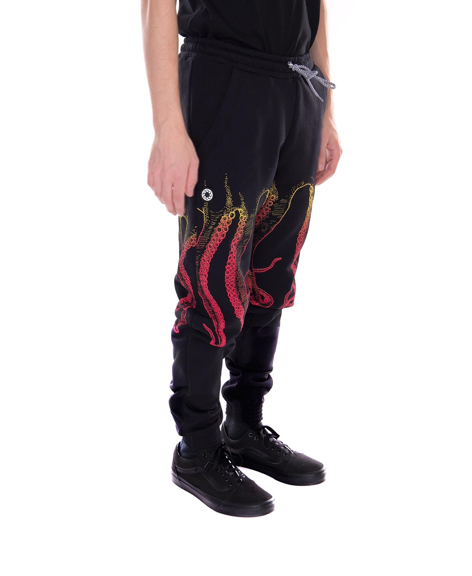  18WOSP03-ORNGEYELLO-BLACK  OCTOPUS 