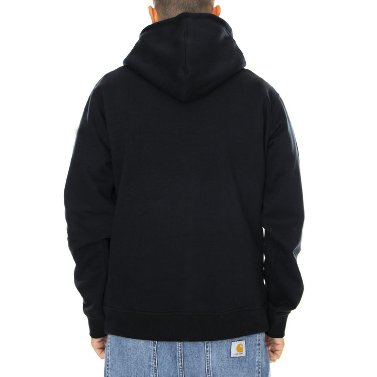 Oklahoma Hoodie - Black - Felpa con Cappuccio Uomo Nera 03 200186-BK . DICKIES 