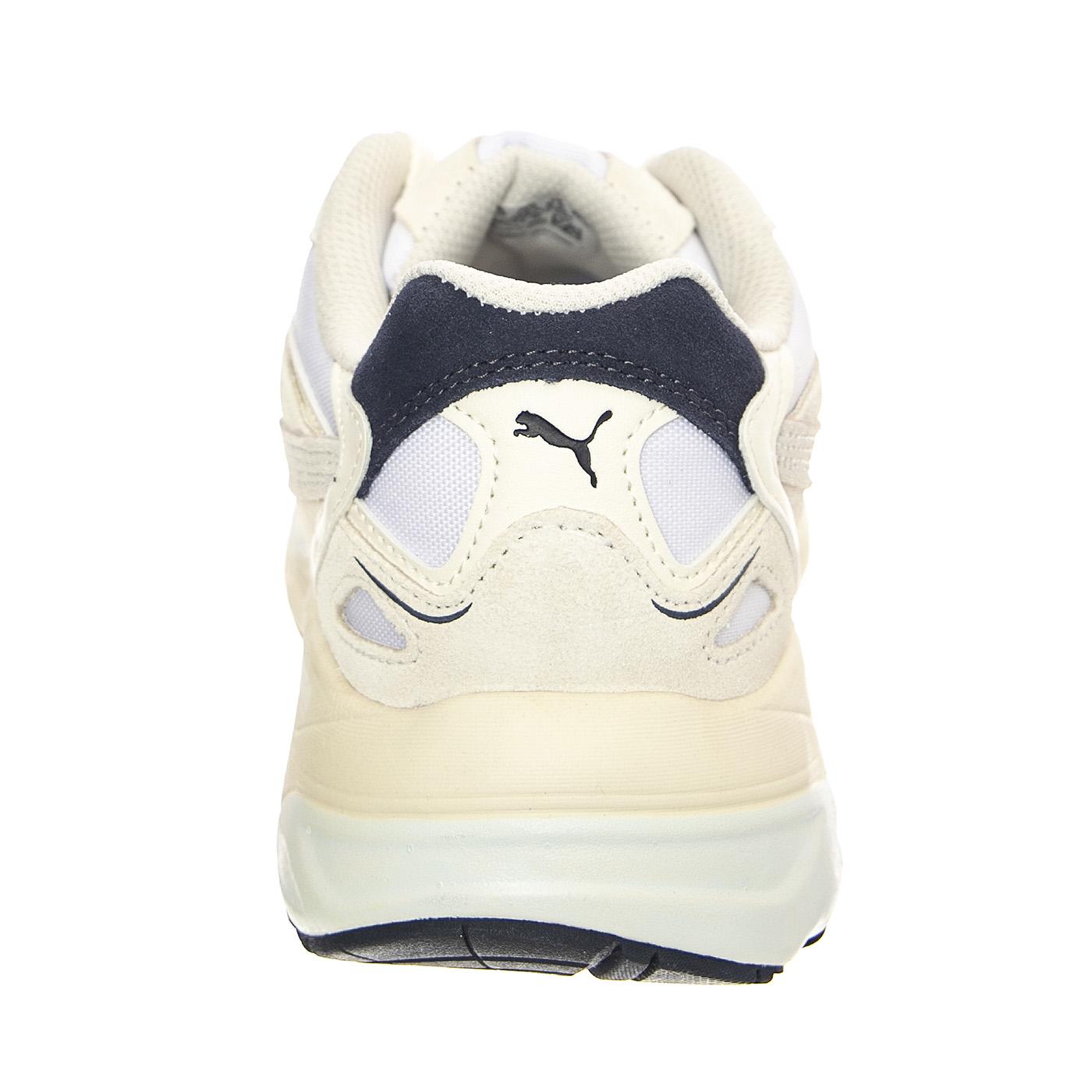 Teveris Nitro Warm White / Parisian Night - Scarpe Stringate Profilo Basso Uomo Bianche 388774-10  PUMA 