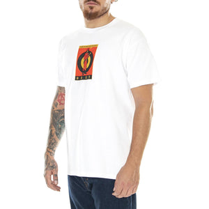 M' Obey Riot Cop Classic Tee White - Maglietta Girocollo Uomo Bianca 165263590-WHT  OBEY 