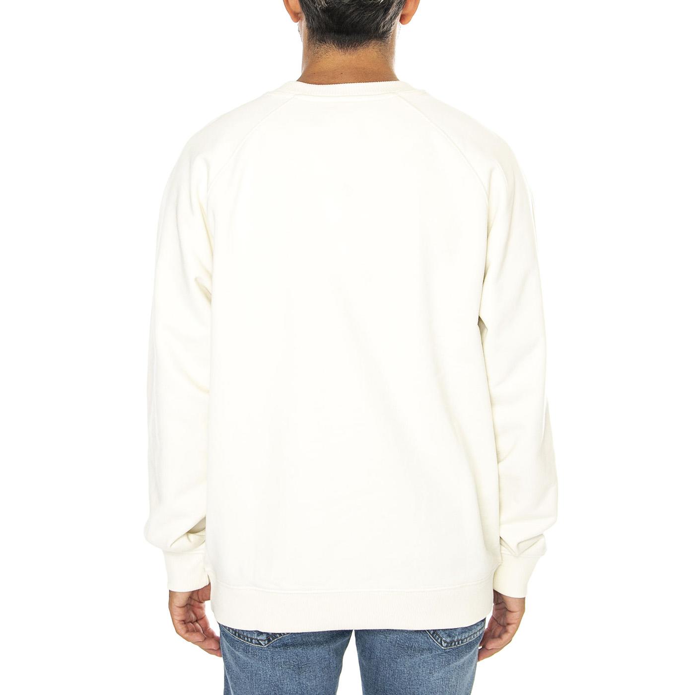 Badge Sweatshirt Marshmallow - Felpa Uomo Bianca PFD0346-879  PENFIELD 