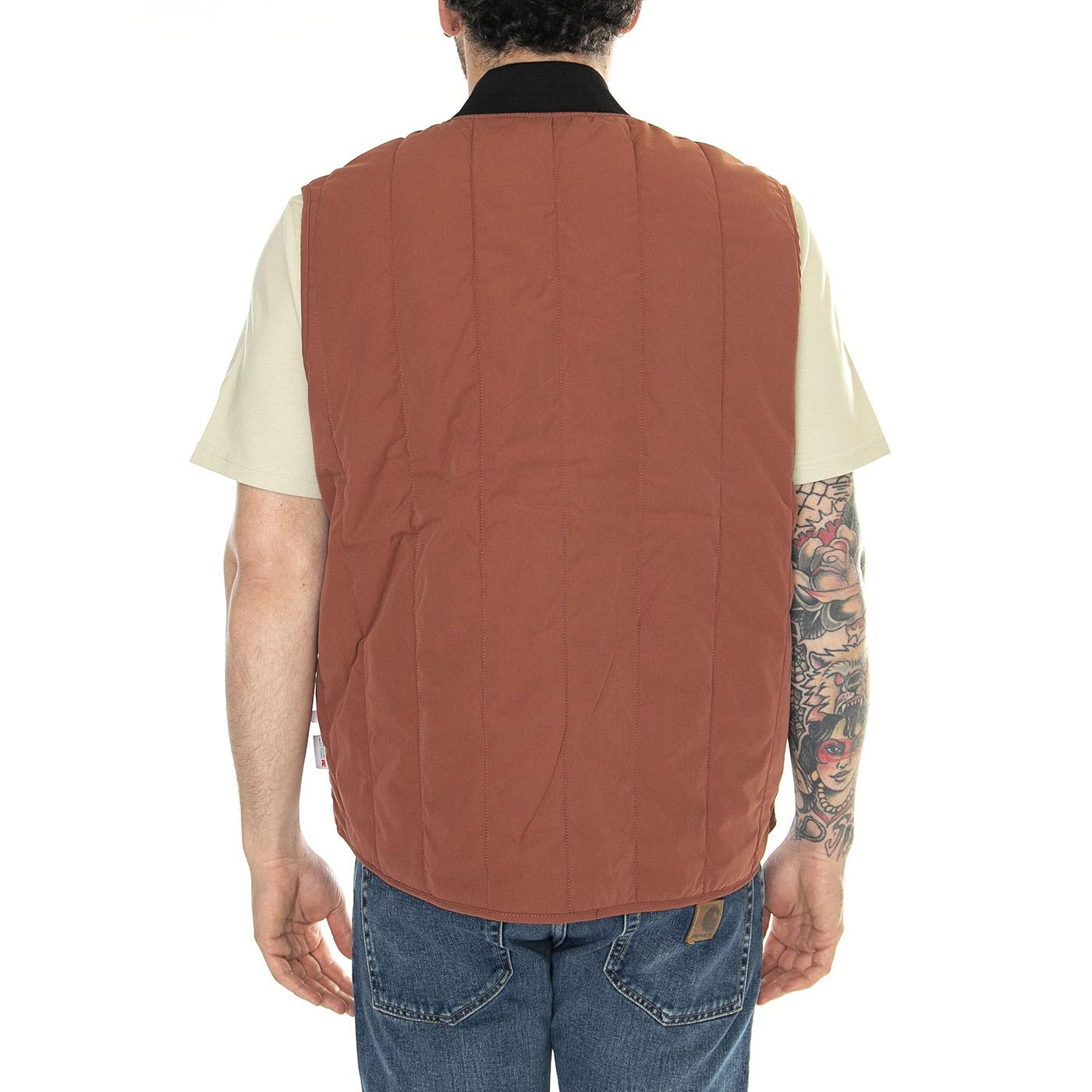 Quilted Vest Nin Mahogany - Giacca Smanicata Uomo Rossa DK0A4YVGH441  DICKIES 