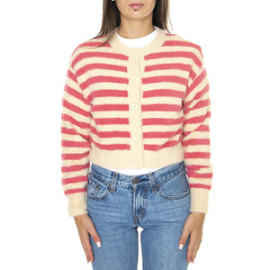 Cat Cardigan Jenny Stripe Marzipan Strip Pinks - Cardigan Donna Multicolore A3235-0010  LEVIS 