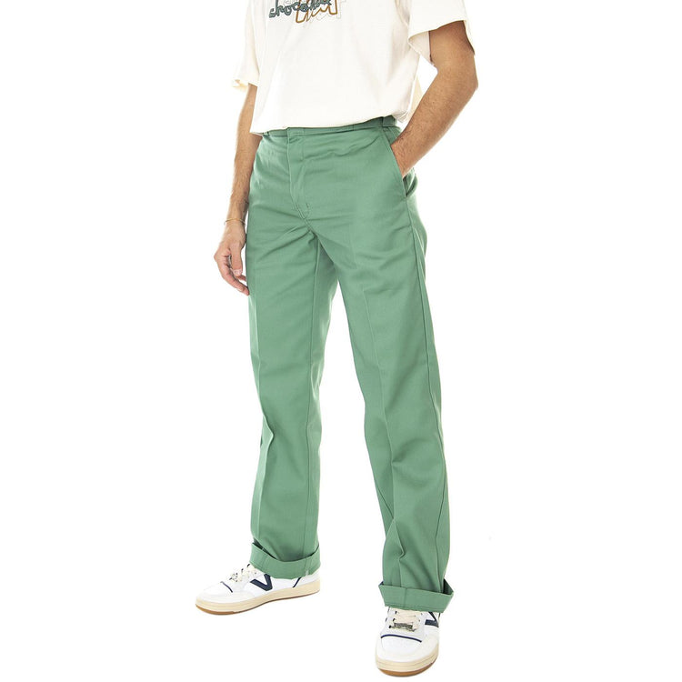 874 Work Pant Rec Dark Ivy - Pantaloni Uomo Verdi DK0A4XK6C971  DICKIES 
