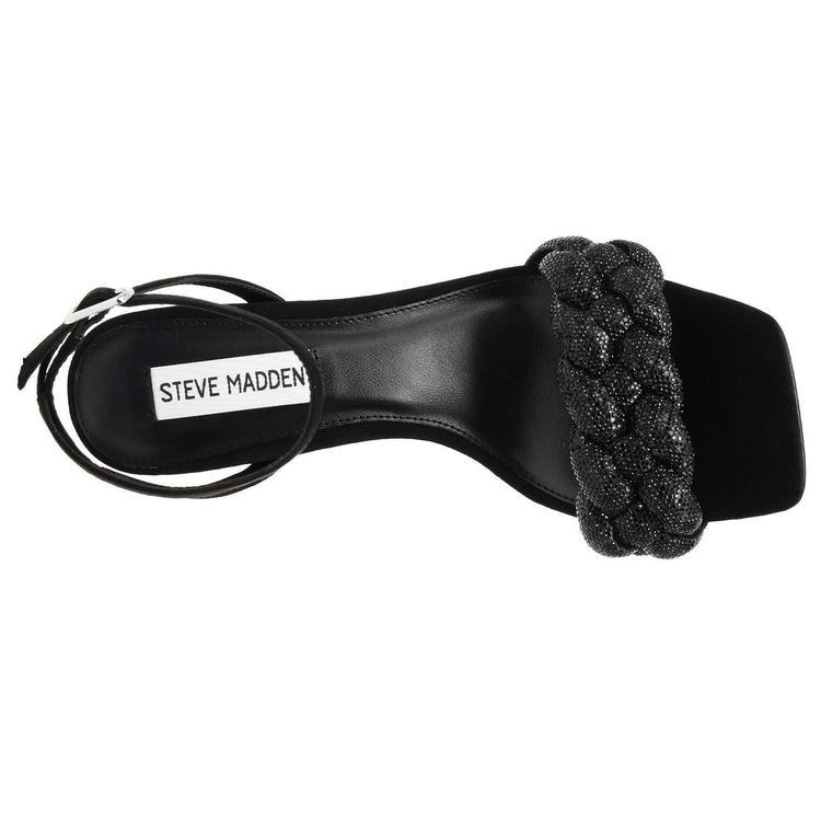 Lidia Black / Crystal - Sandali Donna Neri SMSLIDIA-BLK  STEVE MADDEN 