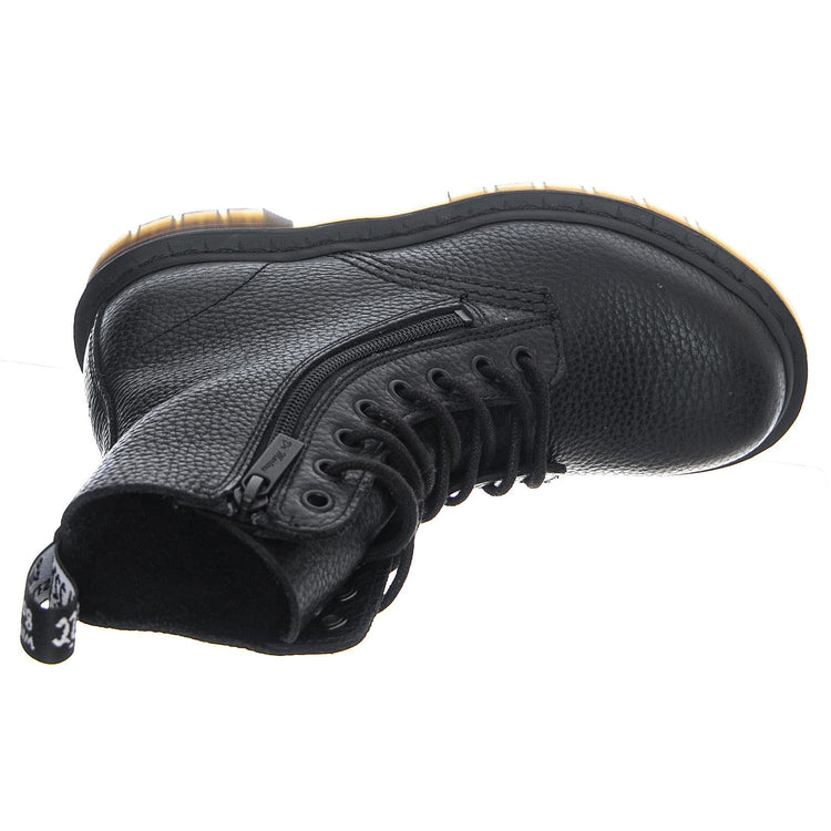 Pascal Wanama Zip Boots - Aunt Sally Black - Stivali Donna Neri DMSPASCZBKAS22008001  DR.MARTENS 