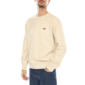 The Original HM Crew Fog French Terry Neutral - Felpa Girocollo Uomo Beige 35909-0057 . LEVIS 