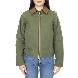 Campbell Showerproof Army Ancient - Giacca Donna Verde LSP0038-GN32-SS23  BARBOUR 