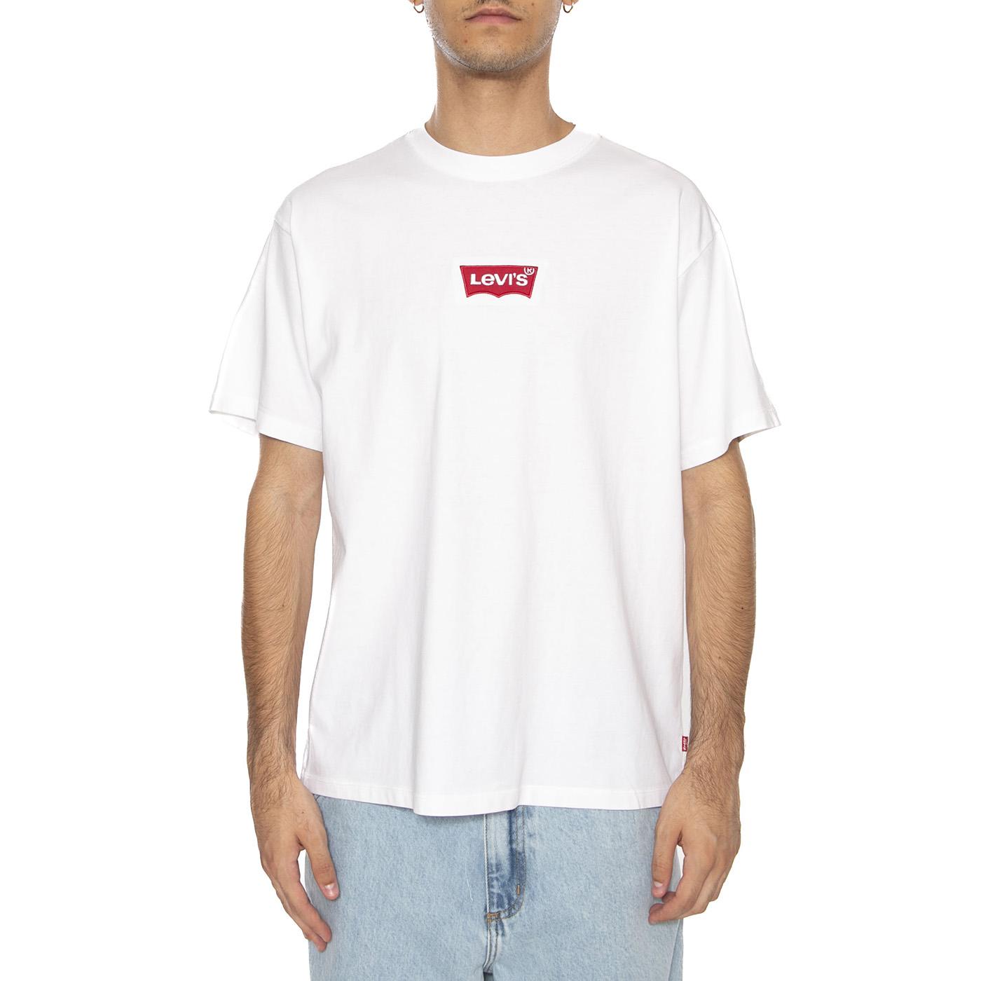 Vintage Fit Graphic Tee Badge BW 2HP White Brown - Maglietta Girocollo Uomo Bianca 87373-0214  LEVIS 